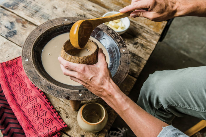 Fijians drink Kava