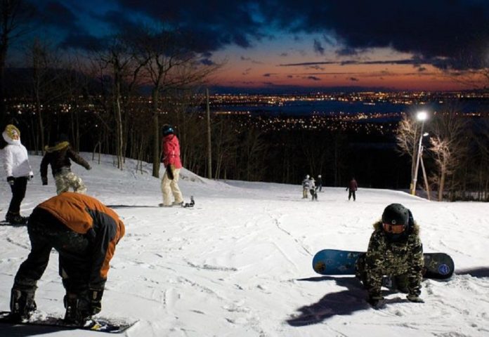 Night Snowboarding